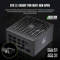 Gamemax захранване PSU ATX 3.1 1000W Platinum, Full Modular - LION CORE... - 4