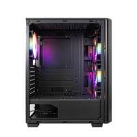 1stPlayer Кутия Case ATX - Fire Dancing V4 RGB - 4 fans... - 4