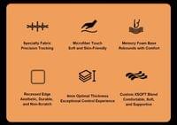 ATK професионален геймърски пад за мишка Gaming Mousepad... - 6