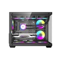 Darkflash Case mATX - B275 PRO Black - 6 x 120 mm... - 2