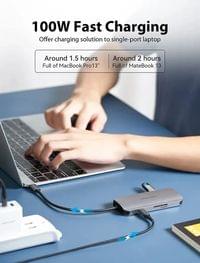 Vention докинг станция Docking Station Type-C - TOJHB - HDMI x 1, USB3.0... - 6