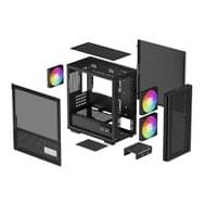 DeepCool кутия Case mATX - CH360 DIGITAL - 12