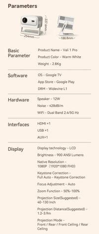 Wanbo преносим смарт проектор Portable Smart Projector -... - 24