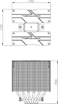 Thermalright охладител CPU Cooler Peerless... - 8