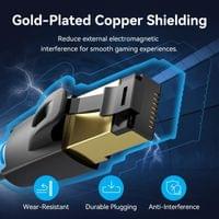 Vention Кабел LAN SFTP Cat.8 Patch Cable - 3.0M Black 40Gbps - IKABI - 8