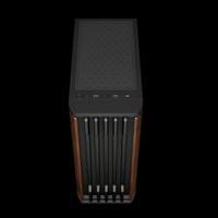 Gamdias Case ATX - AURA GC11 Wood Black - USB-C - 2