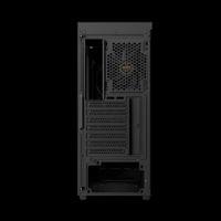 Gamdias Case ATX - AURA GC11 Wood Black - USB-C - 8