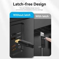 Vention Кабел Cable - Display Port v1.2 DP M / M Black 4K... - 8 Vention Кабел Cable - Display Port v1.2 DP M / M Black 4K... - 8