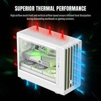 Gamemax кутия Case mATX - CLAW 360 WH - 9