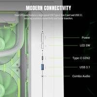Gamemax кутия Case mATX - CLAW 360 WH - 10
