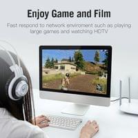 Vention Кабел LAN SSTP Cat.7 Patch Cable - 5M Black 10Gbps - ICDBJ - 2