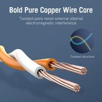 Vention Кабел LAN SSTP Cat.7 Patch Cable - 5M Black 10Gbps - ICDBJ - 4