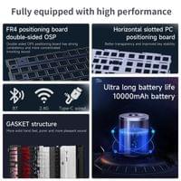 Ajazz геймърска механична клавиатура Wireless Gaming... - 7