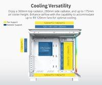 Montech кутия KING 95 Pro, Dual Chamber Mid-tower Case, 6... - 3