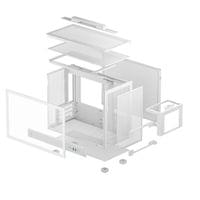 DeepCool кутия Case mATX - CH160 PLUS WH - 9