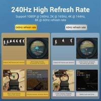 Vention кабел Display Port 1.4 DP M / M 8K 1.5m - Cotton Braided, Black... - 6