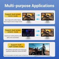 Vention кабел Display Port 1.4 DP M / M 8K 1.5m - Cotton Braided, Black... - 7