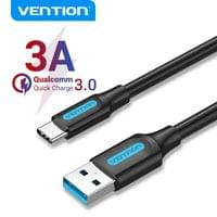 Vention Кабел USB 3.0 A M / USB-C M 0.5m - COZBD - 2 Vention Кабел USB 3.0 A M / USB-C M 0.5m - COZBD - 2