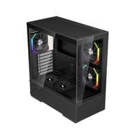 1stPlayer Кутия Case ATX - Crystal Vision CV7 Black - 5 x... - 2