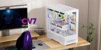 1stPlayer Кутия Case ATX - Crystal Vision CV7 Black - 5 x... - 8