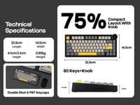 Ajazz геймърска механична клавиатура Gaming Mechanical... - 14 Ajazz геймърска механична клавиатура Gaming Mechanical... - 14