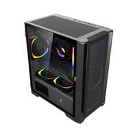 1stPlayer кутия Case mATX - TRILOBITE T4 Mesh Black - 2