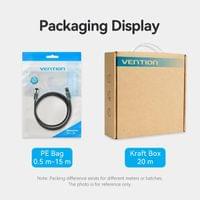 Vention Кабел LAN SFTP Cat.8 Patch Cable - 5.0M Black 40Gbps - IKABJ - 14