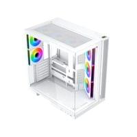 Xigmatek кутия Case ATX - Aqua 7 Arctic - 8 ARGB Fans, USB-C - 2