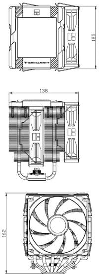 Thermalright охладител CPU Cooler Peerless... - 9