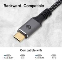 VCom кабел USB4.0 Type-C/Type-C 40Gbps, 240W - CU541M-1.2 - 8