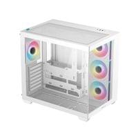 DeepCool кутия Case ATX - CG530 4F White - 4 ARGB Fans - 2