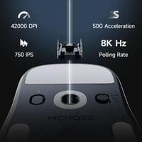 MCHOSE професионална геймърска мишка A7 V2 Ultra Black -... - 11