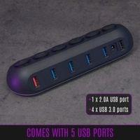 Streamplify стрийминг хъб/дек Streaming HUB DECK 5 RGB - 5 x USB-A -... - 18