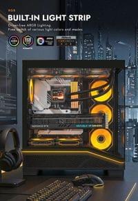 Darkflash кутия Case ATX - K430 Black - 6 x 120 mm A-RGB... - 7 Darkflash кутия Case ATX - K430 Black - 6 x 120 mm A-RGB... - 7