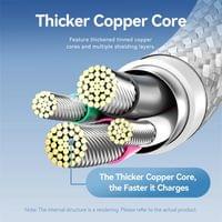 Vention Кабел USB 2.0 A Male to C Male 1.0M Black 6A Fast... - 7