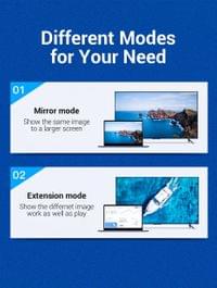 Vention кабел Cable DisplayPort to HDMI 3.0m - 4K, Gold Plated - HAGBI - 12