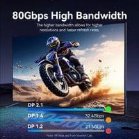 Vention Кабел Cable - Display Port v2.1 DP M / M Black 16K@60Hz, 3M - HGBHI - 3