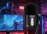 Marvo Геймърски микрофон Gaming USB Microphone - Blast 50 MIC-08 Black -... - 12