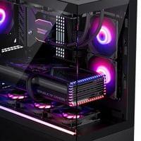 Phanteks кутия Case E-ATX - XT View Black - 6