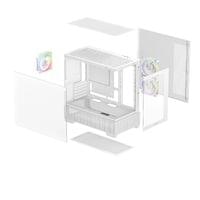 DeepCool кутия Case ATX - CG380 3F WH - 3 ARGB Fans, USB-C - 9