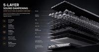 Aula геймърска механична клавиатура Wireless Gaming... - 2