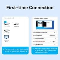 Vention адаптер Adapter USB-C/A to HDMI F - ACYHB - 11