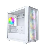 Montech кутия Case mATX - X5M (W) - 4 x 120 mm A-RGB, USB-C - 1