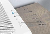 Montech кутия Case mATX - X5M (W) - 4 x 120 mm A-RGB, USB-C - 7