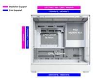 Montech кутия Case mATX - KING 15 PRO (W) - 4 x 120 mm... - 9