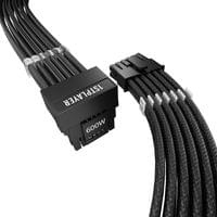 1stPlayer модулен кабел Custom Sleeved Modding Cable Black - PCIe 5.0... - 1