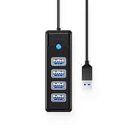 Orico хъб HUB USB3.0 4 port Black - PW4U-U3-015-BK - 2