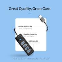 Orico хъб HUB USB3.0 4 port Black - PW4U-U3-015-BK - 12