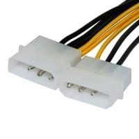 Makki Адаптер Adapter 2xMolex to 8pin PCI-E VGA - MAKKI-CE317-0.15m - 2