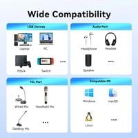 Vention външна звукова карта USB Sound card 2-Port 0.25M... - 7